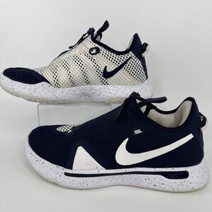 Nike PG 4 Paul George Men's Basketball Shoes 10.5 Navy White Air CK5828-401